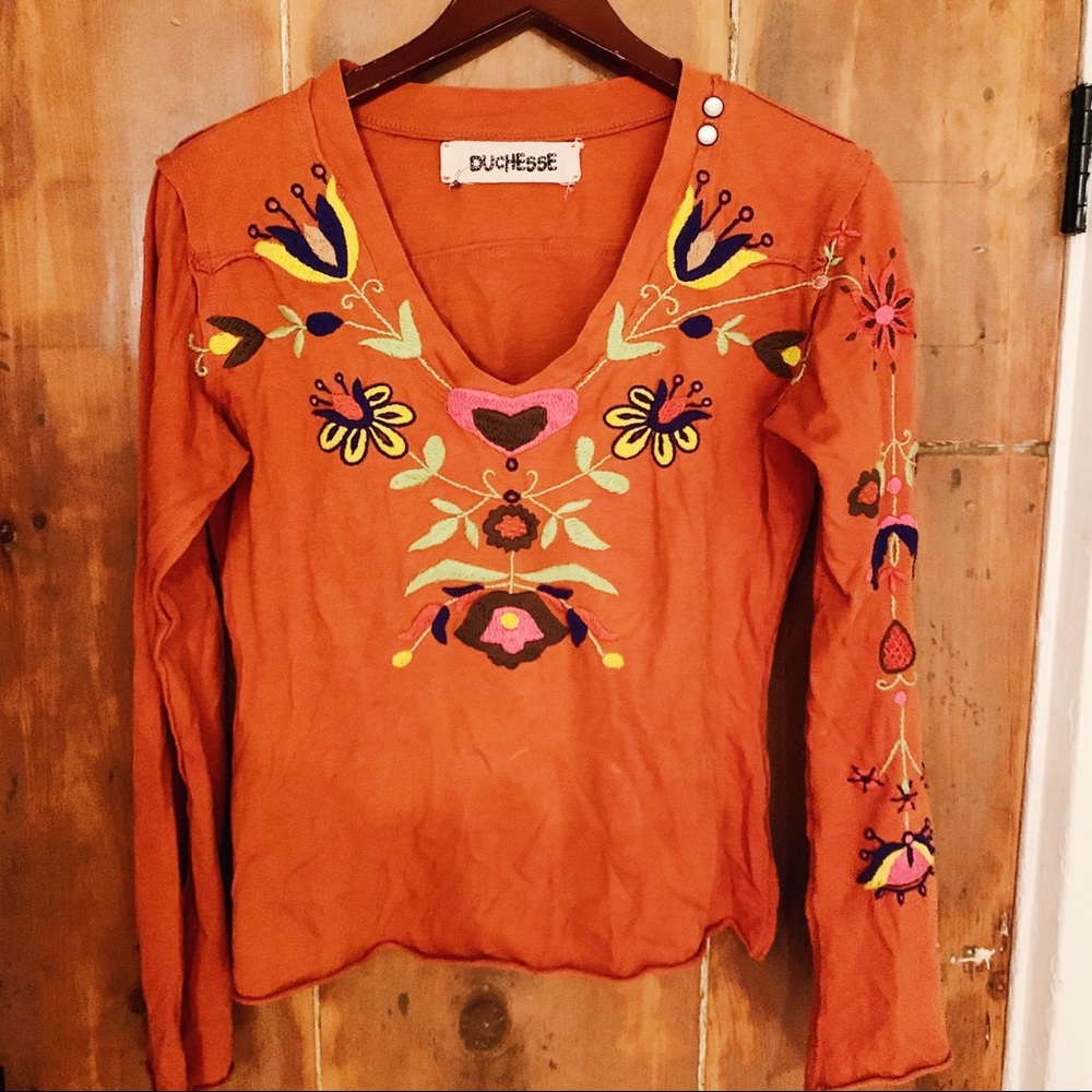 Embroidered blouse